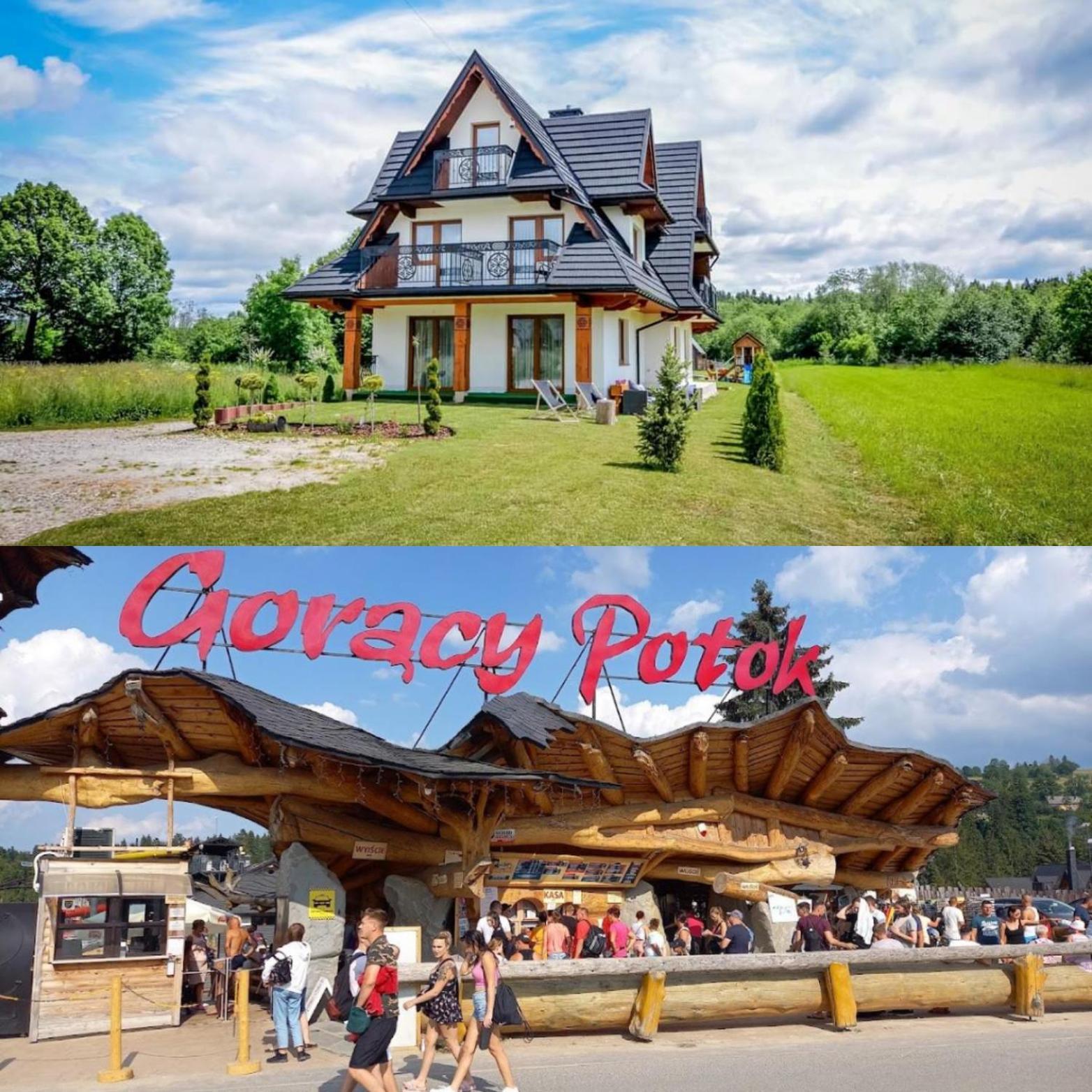 Cicha Woda 300 M Od Goracy Potok I Termy Szaflary Exteriér fotografie